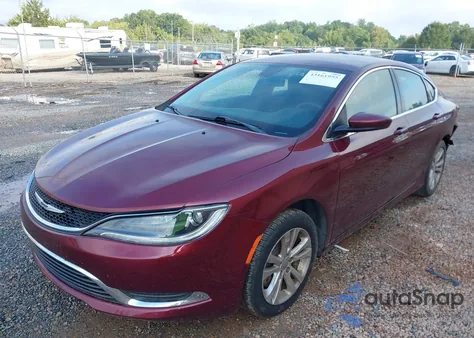2016 Chrysler 200 Limited from USA, damaged, VIN 1C3CCCAG6GN148589